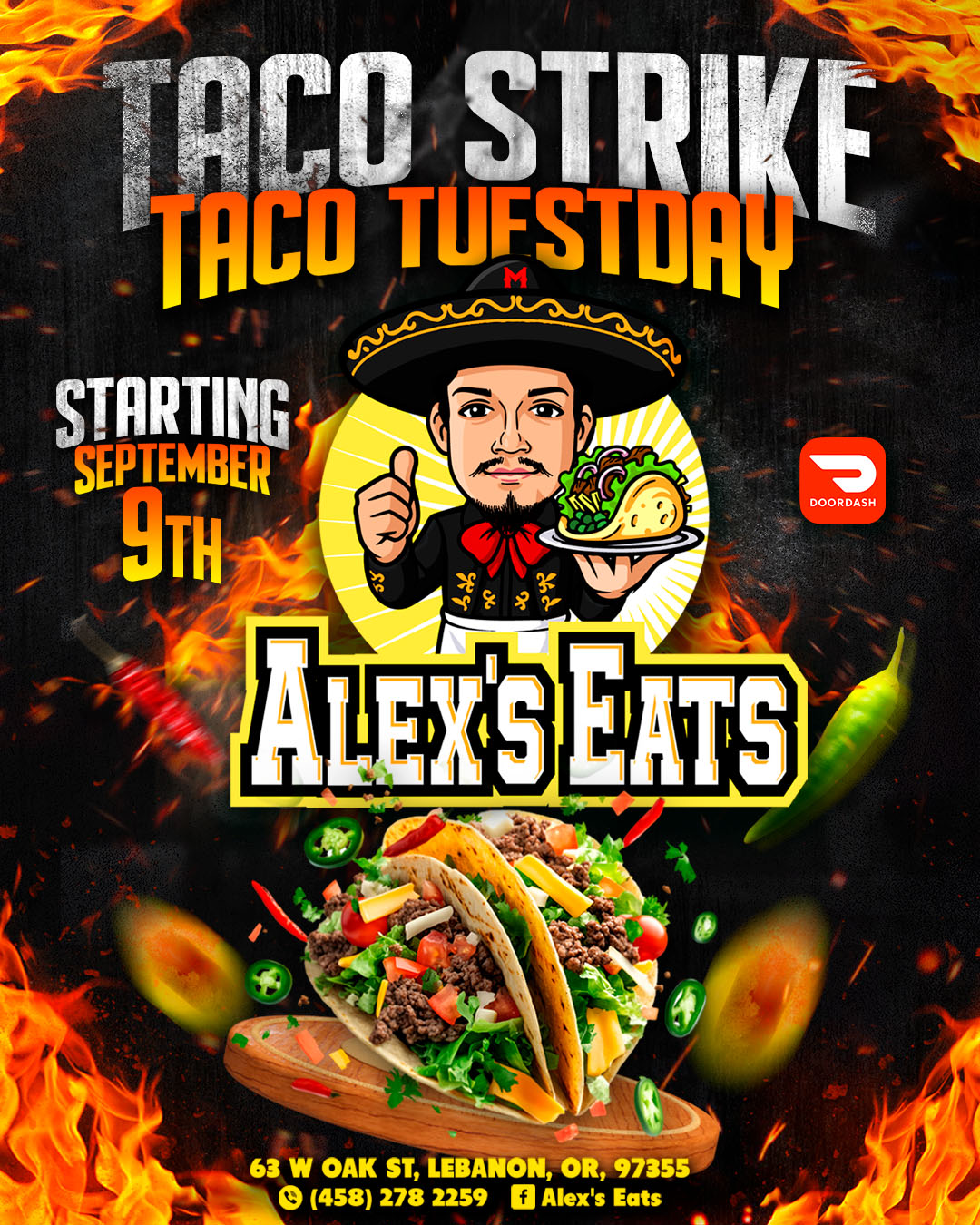 POSTER TACO STRIKE